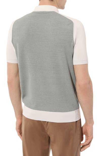 Поло из шелка и хлопка STEFANO RICCI, арт. K616320P31/F23131, фото 4