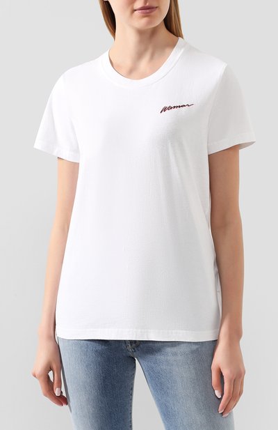 Хлопковая футболка OFF-WHITE, арт. 0WAA049R20B070990110, фото 3