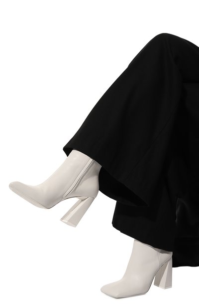 Кожаные ботильоны marine 95 AMINA MUADDI, арт. MARINE B00TIE 95/NAPPA, фото 3