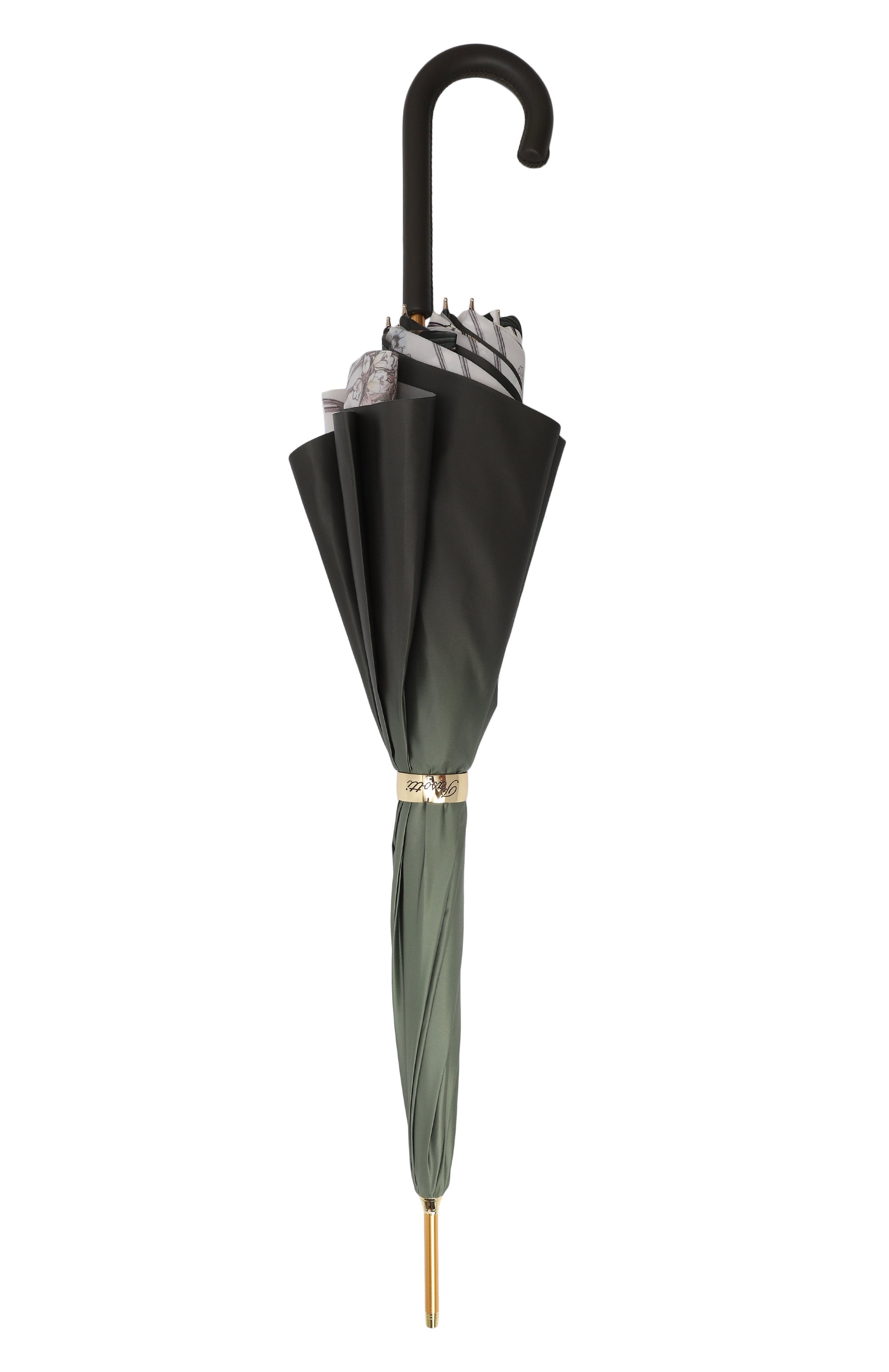 Зонт-трость PASOTTI OMBRELLI зеленого цвета по цене 34300 руб., арт. 0MITD0 189/5K341/5, фото 3 Зонт-трость PASOTTI OMBRELLI, арт. 0MITD0 189/5K341/5, фото 3