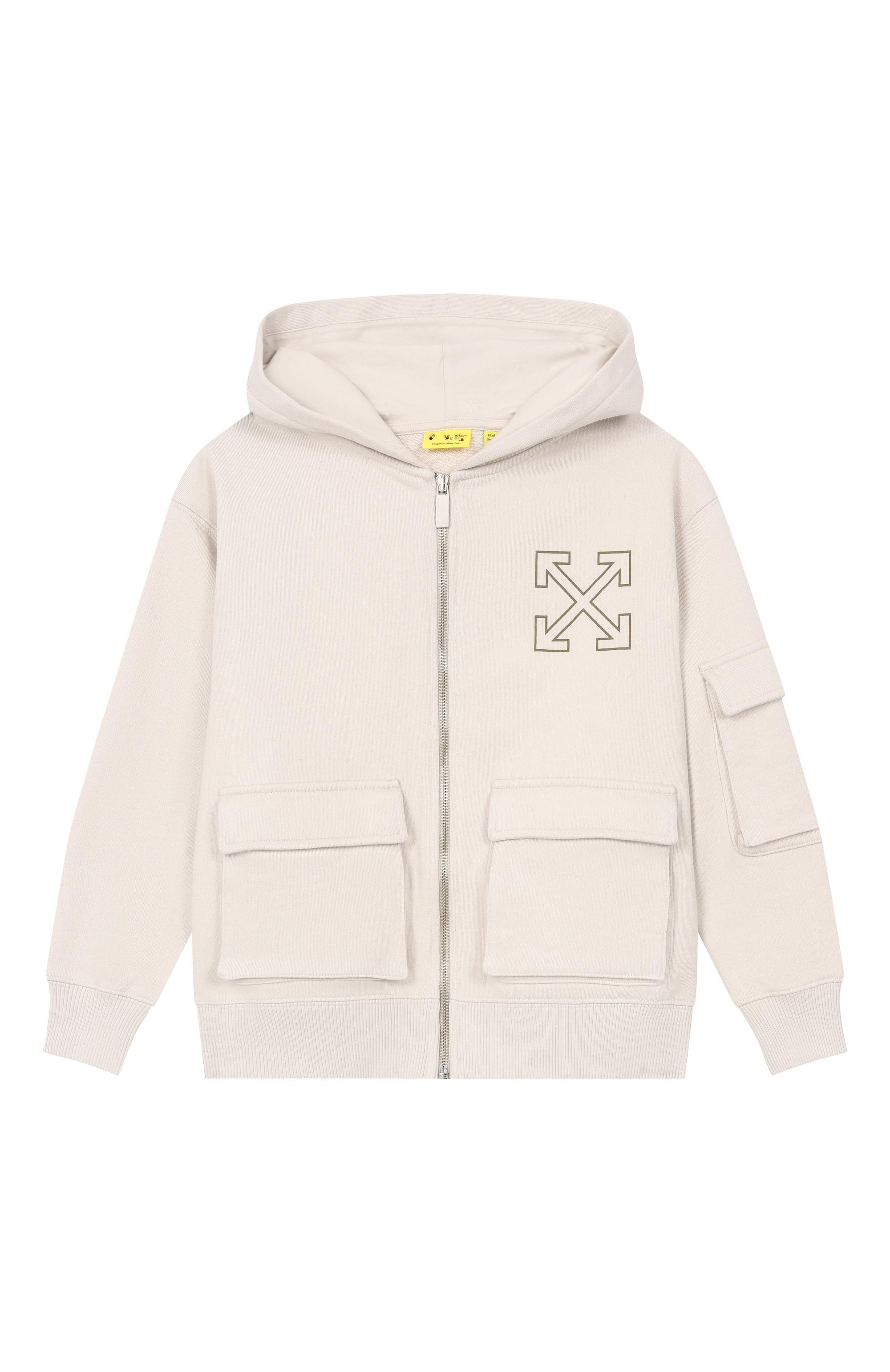 Хлопковая толстовка OFF-WHITE, арт. 0BBE005S26FLE001_001, фото 1
