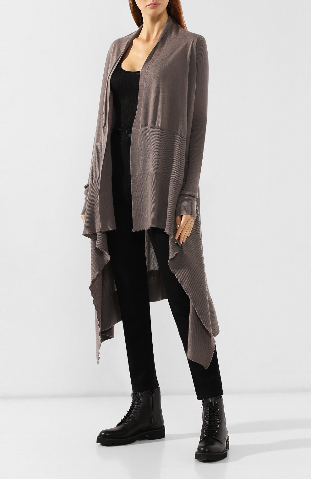 Кашемировый кардиган RICK OWENS, арт. RP19F5643/WSL, фото 3