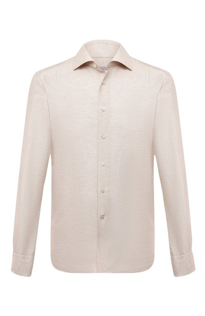 Мужская сорочка из хлопка и шелка STEFANO RICCI, арт. MC000540/R2150