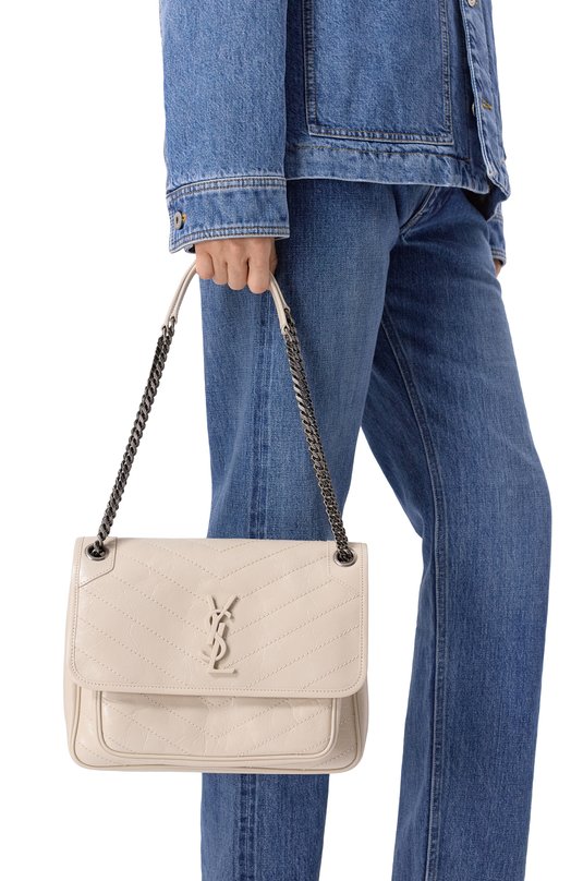 Сумка Niki Saint Laurent 633158/0EN04 Кремовый  633158/0EN04 Фото 2