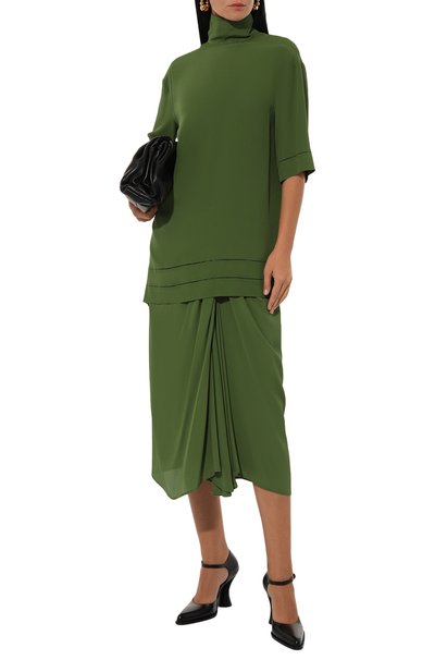 Юбка DRIES VAN NOTEN зеленого цвета по цене 84950 руб., арт. 010806-8169, фото 2 Юбка DRIES VAN NOTEN, арт. 010806-8169, фото 2