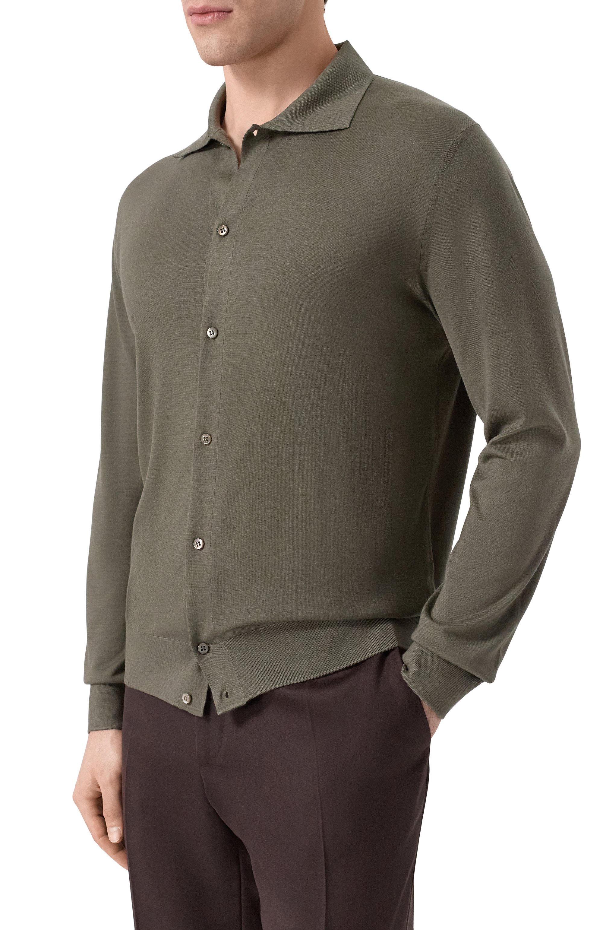 Рубашка из кашемира и шерсти STEFANO RICCI, арт. W505506PAL/W26150, фото 3