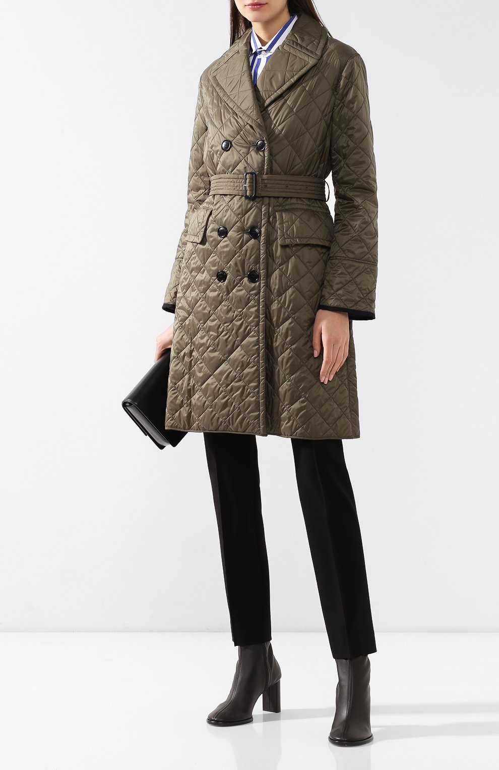 Пальто с поясом BURBERRY, арт. 8008154, фото 2