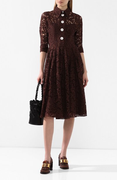 Платье из смеси хлопка и вискозы PRADA, арт. P3A94-1SA4-F0324, фото 2