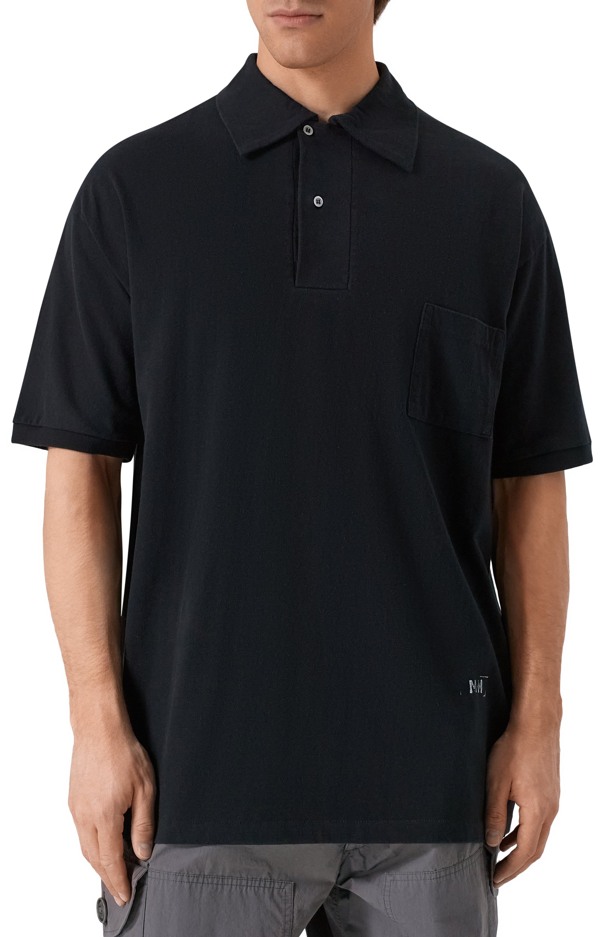 Хлопковое поло MAISON MARGIELA, арт. S50GL0060/M20061, фото 3