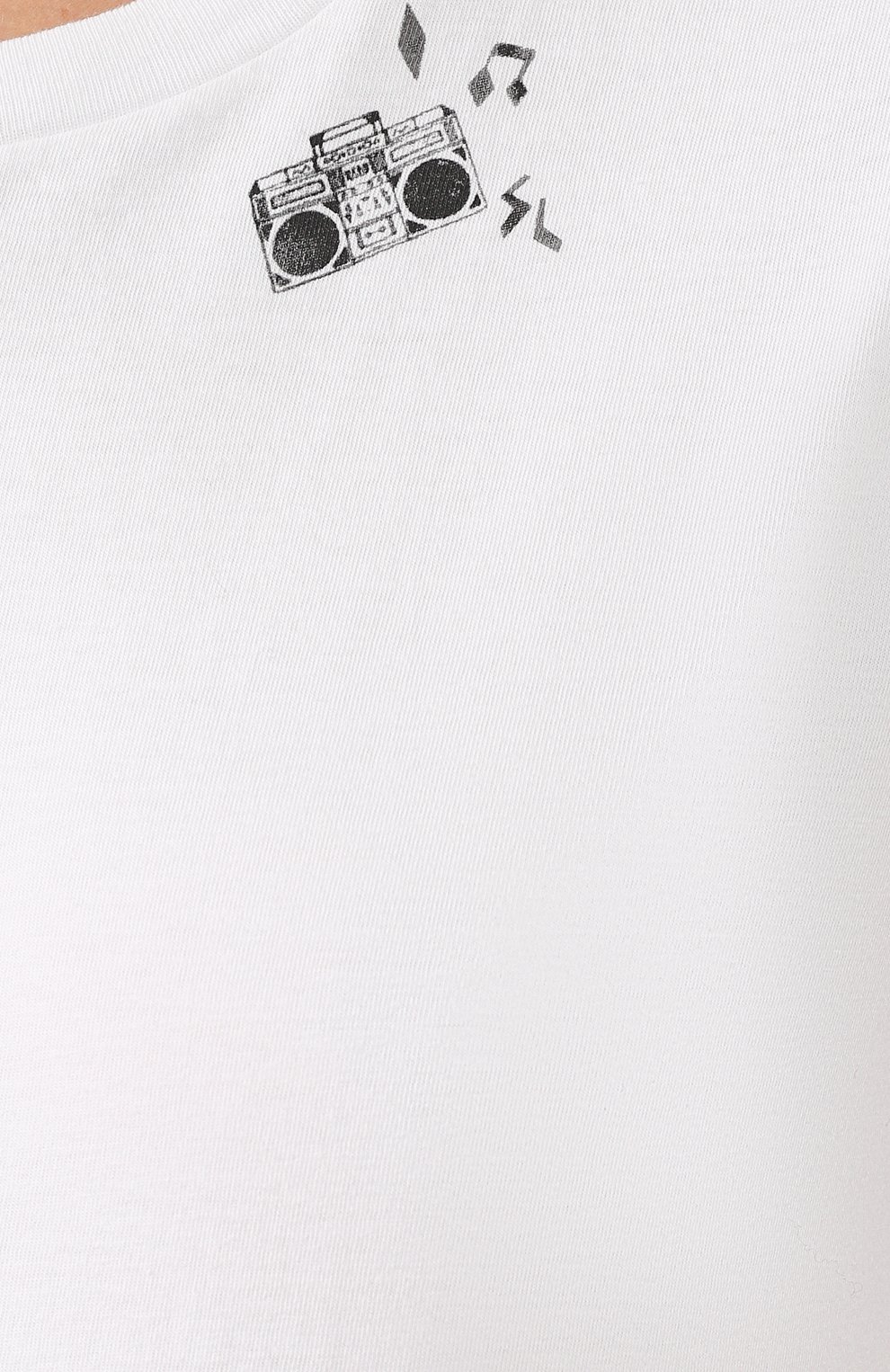 Хлопковая футболка SAINT LAURENT, арт. 579028/YBLL2, фото 5