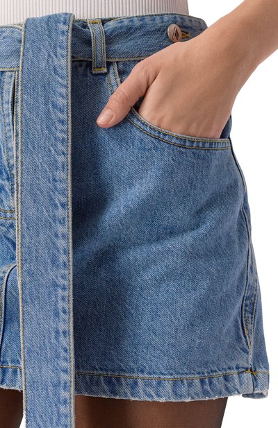 Джинсовая юбка THE ATTICO, арт. 260WCR00154/DDD116AA, фото 5