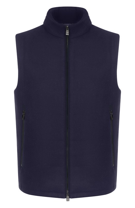 Жилет из шерсти и кашемира Corneliani 26C571-2618267 Синий 26C571-2618267