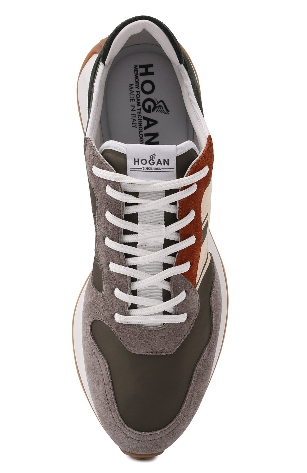 Комбинированные кроссовки HOGAN, арт. HXM6010EG00N3K, фото 6