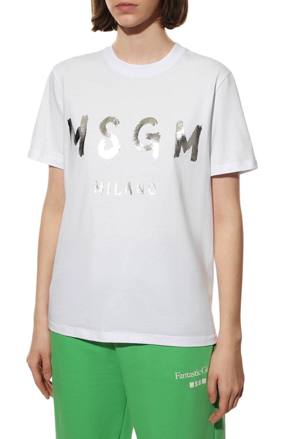 Хлопковая футболка MSGM, арт. 3241MDM510M 227298, фото 3