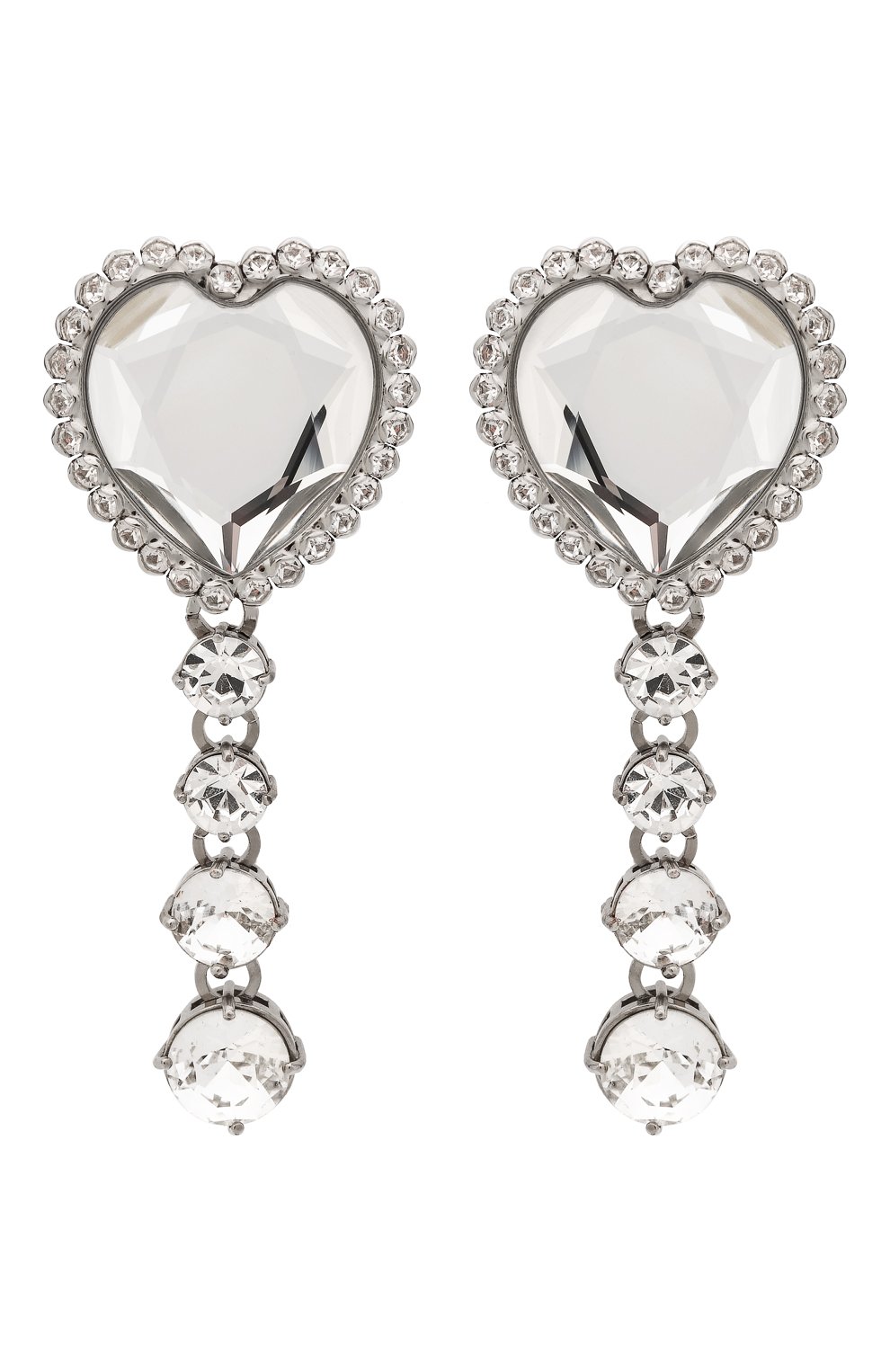 Клипсы ALESSANDRA RICH серебряного цвета по цене 45800 руб., арт. FABA2433, фото 1 Клипсы ALESSANDRA RICH, арт. FABA2433, фото 1