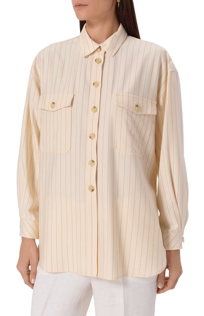 Рубашка из вискозы TWINSET, арт. 251LL2ABB, фото 3