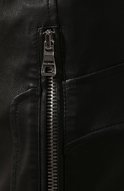 Кожаные брюки BALMAIN, арт. TH15630/Z319, фото 5
