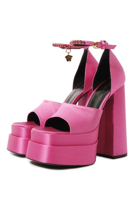 Женские текстильные босоножки medusa aevitas 160 VERSACE, арт. 1007717DRA67 1PK4V