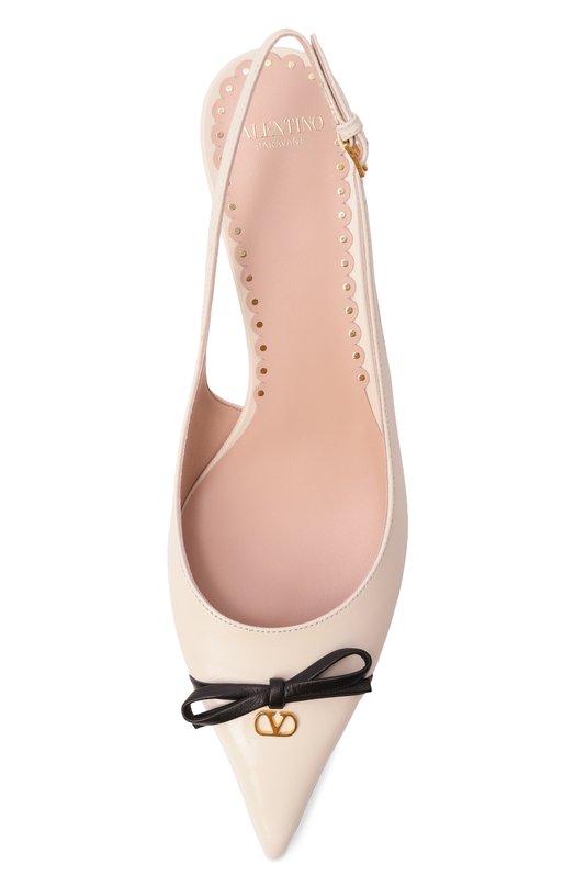 Кожаные туфли Bepointy 45 Valentino 8W2S0LL3/DAL Кремовый  8W2S0LL3/DAL Фото 6