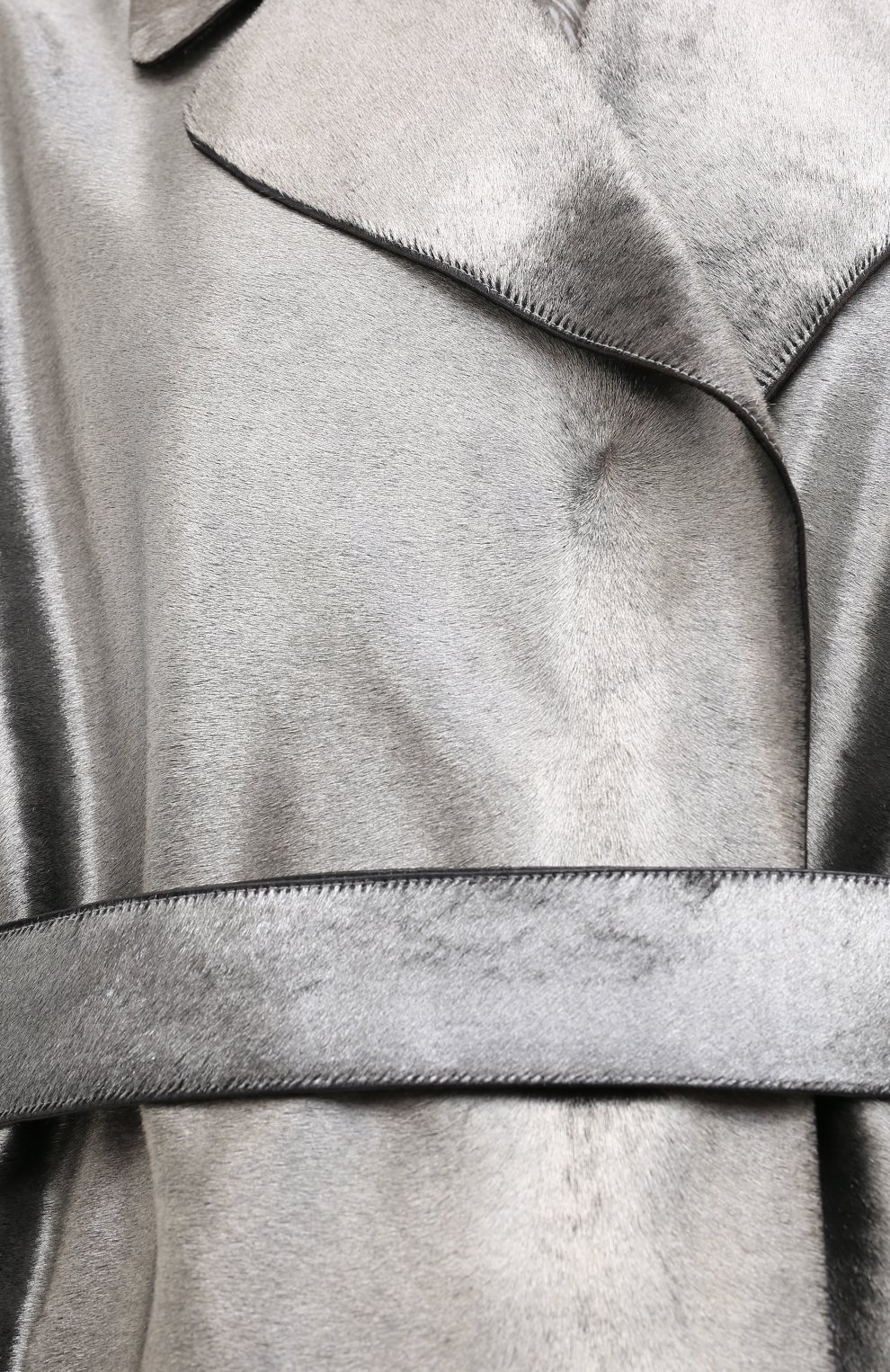 Меховое пальто с поясом GIORGIO ARMANI серебряного цвета по цене 1785000 руб., арт. 1AL04P/1AP12, фото 5 Меховое пальто с поясом GIORGIO ARMANI, арт. 1AL04P/1AP12, фото 5