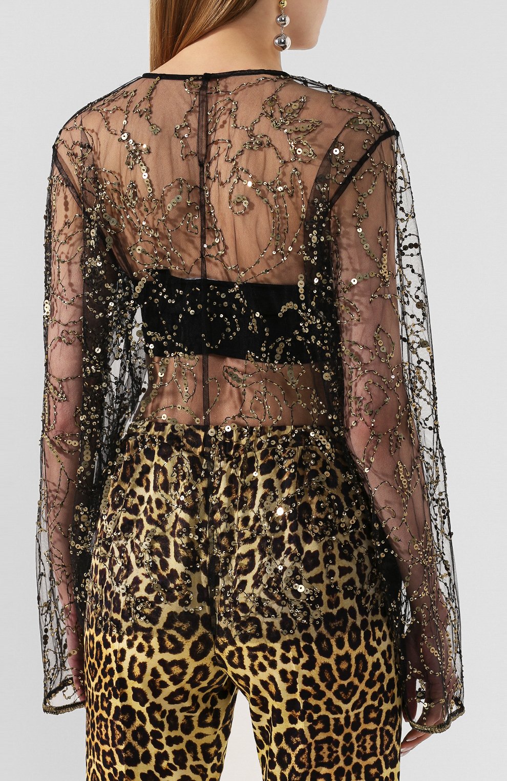 Топ с пайетками DRIES VAN NOTEN, арт. 201-18683-9302, фото 4