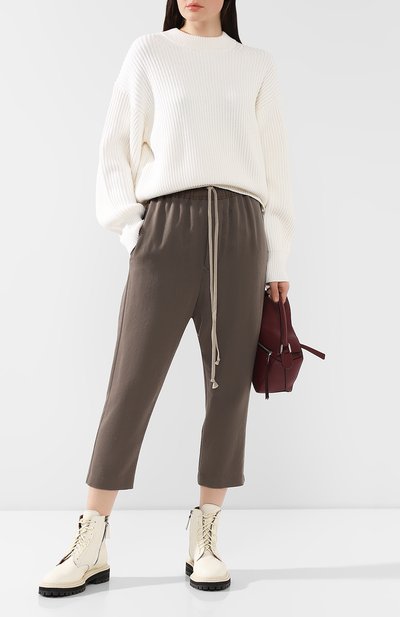 Шерстяные брюки RICK OWENS, арт. RP19F5303/WT, фото 2