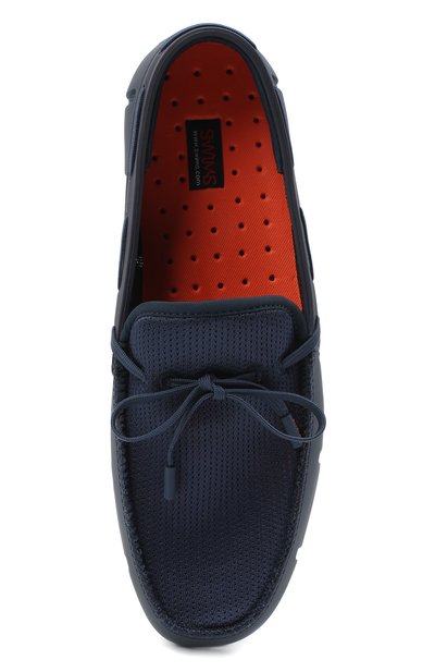 Текстильные мокасины SWIMS синего цвета по цене 11200 руб., арт. 030, фото 5 Текстильные мокасины SWIMS, арт. 030, фото 5