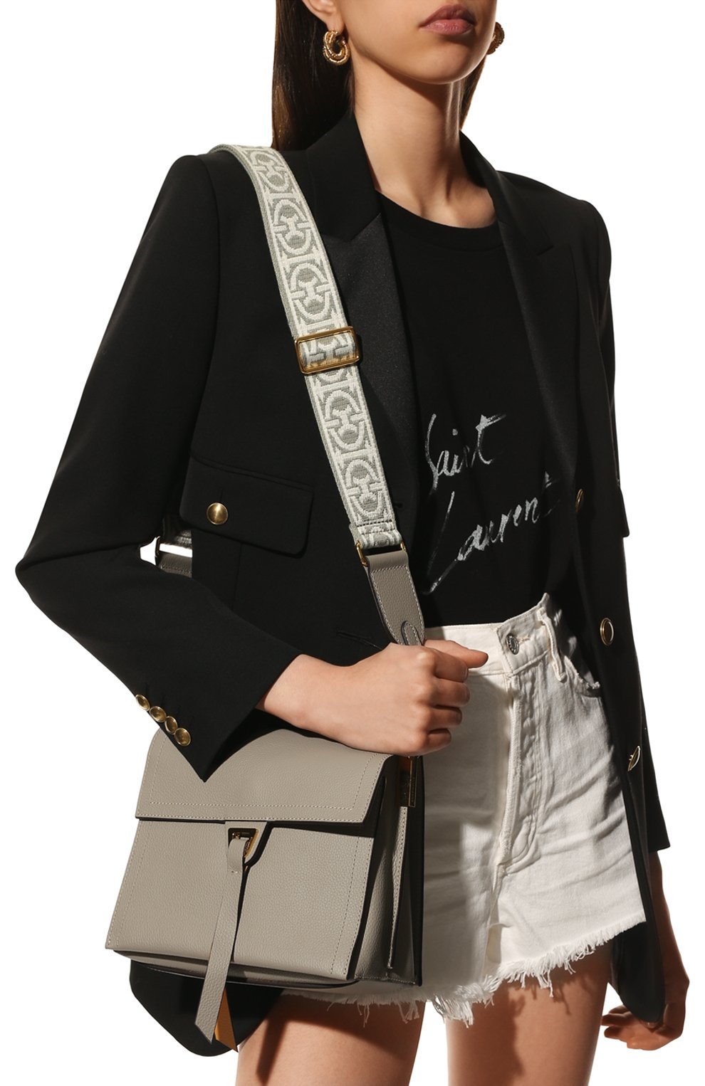 Сумка louise small COCCINELLE серого цвета по цене 39950 руб., арт. E1 LSG 15 01 01, фото 8 Сумка louise small COCCINELLE, арт. E1 LSG 15 01 01, фото 8