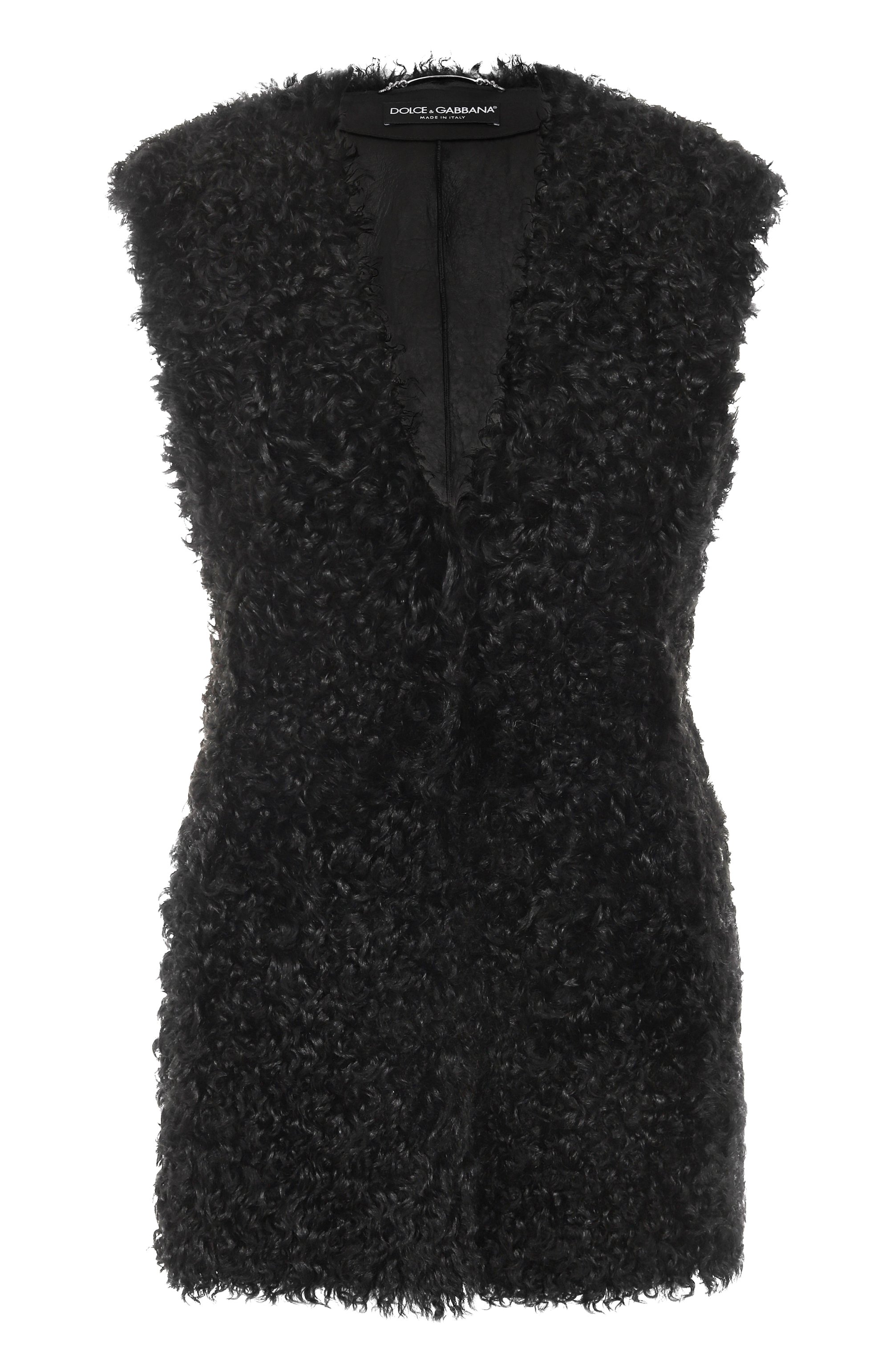 Жилет из овчины DOLCE & GABBANA, арт. F793LF/FUPP0, фото 1