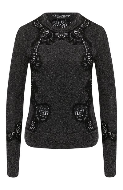 Женский пуловер из смеси вискозы и хлопка DOLCE & GABBANA, арт. FX450T/JAICL