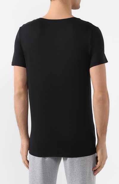 Хлопковая футболка HANRO, арт. 073088, фото 4