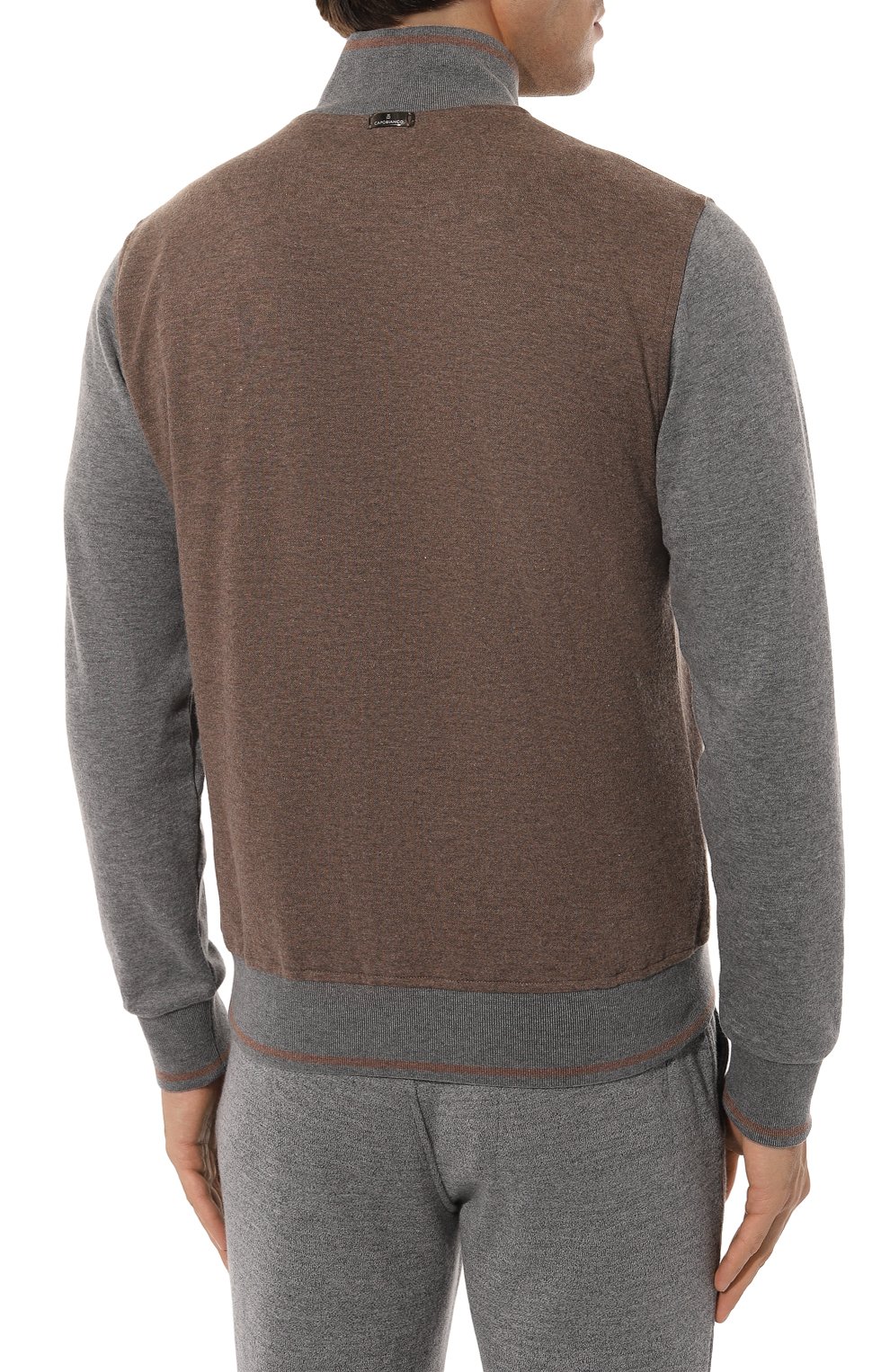 Толстовка из хлопка и кашемира CAPOBIANCO, арт. 15M453.LB00., фото 4