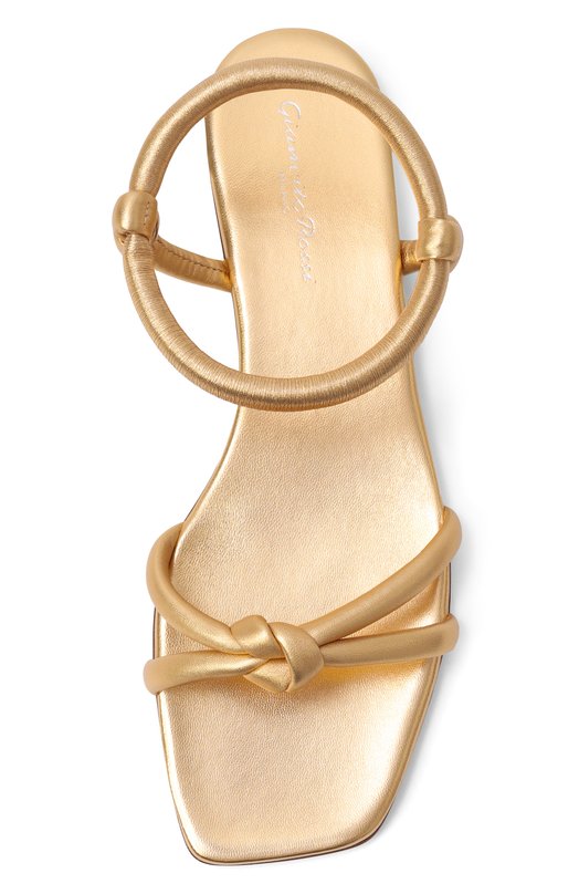 Кожаные сандалии Juno Gianvito Rossi G32324.05CU0.NPSMEK0 Золотой  G32324.05CU0.NPSMEK0 Фото 6