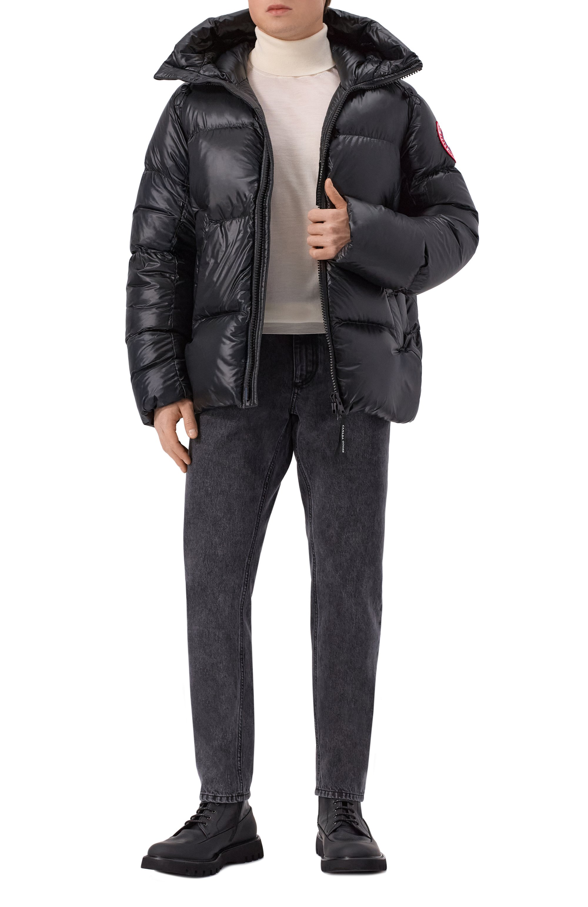 Пуховик crofton CANADA GOOSE черного цвета по цене 175500 руб., арт. 2252M, фото 2 Пуховик crofton CANADA GOOSE, арт. 2252M, фото 2