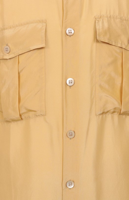 Шелковая рубашка Dries Van Noten 251-020706-1198 Жёлтый  251-020706-1198 Фото 6