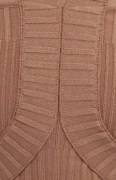 Бра-топ ANDREADAMO бежевого цвета по цене 41400 руб., арт. ADFW21T007031476, фото 5 Бра-топ ANDREADAMO, арт. ADFW21T007031476, фото 5