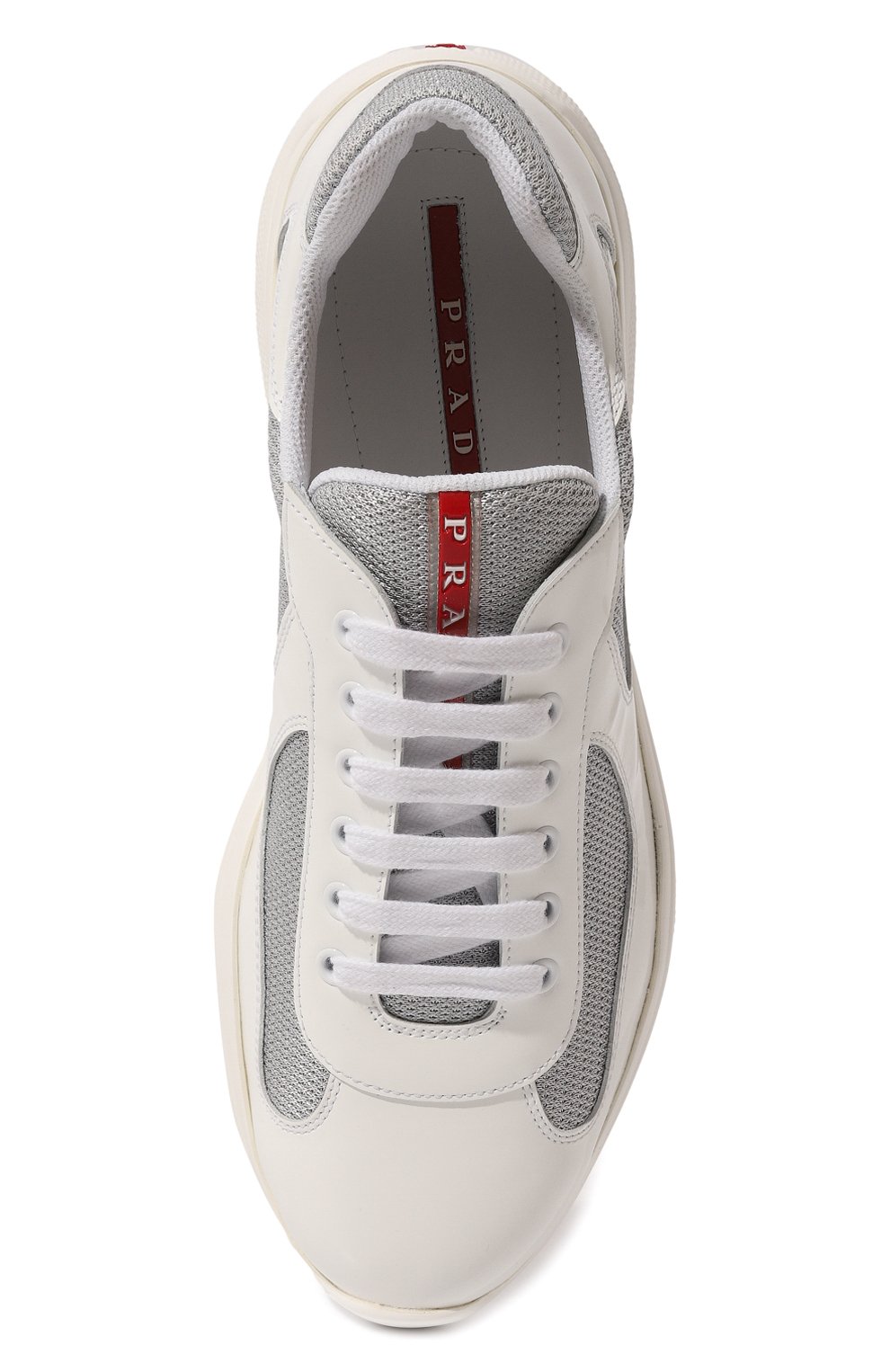 Комбинированные кроссовки america's cup PRADA, арт. 4E3400-ASZ-F0J36, фото 6