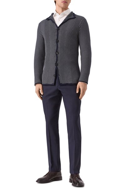 Кардиган из хлопка и кашемира GIORGIO ARMANI, арт. 3KSG08/SM08Z, фото 2