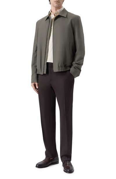 Кожаные пенни-лоферы DOUCAL'S, арт. DU3397MARIUY259T, фото 2