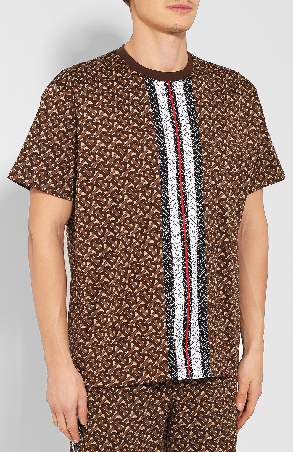 Хлопковая футболка BURBERRY, арт. 8018239, фото 3