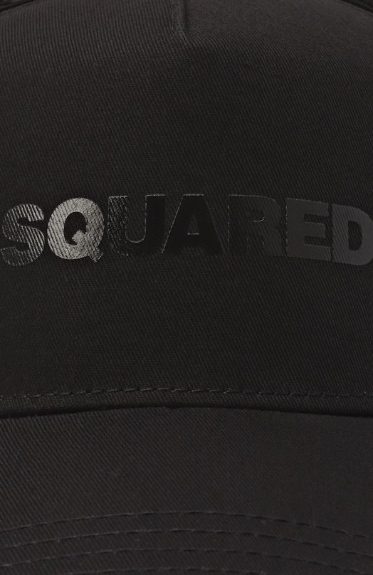 Хлопковая бейсболка Dsquared2 BCM0895/05C00001 Чёрный  BCM0895/05C00001 Фото 4