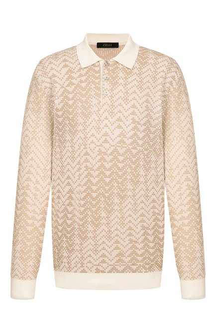 Мужское поло из шерсти и шелка ZILLI, арт. KBP001M0230VRAWA0_001