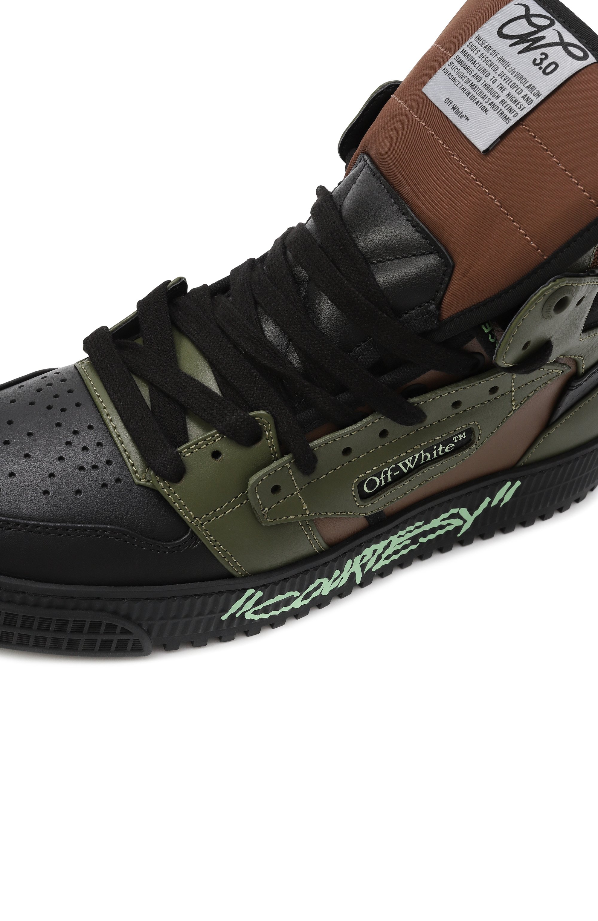 Комбинированные кеды 3.0 off court courtesy OFF-WHITE, арт. 0MIA065S25LEA003, фото 7