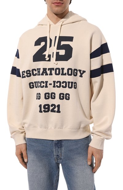 Хлопковое худи GUCCI, арт. 655469 XJDHN, фото 3