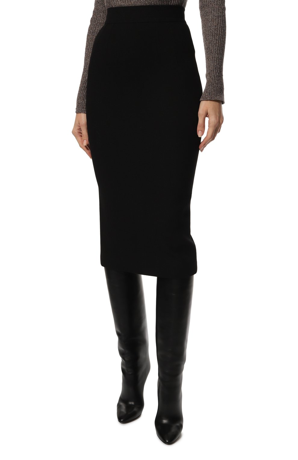 Шерстяная юбка DOLCE & GABBANA, арт. F4BTRT/FUBCI, фото 3