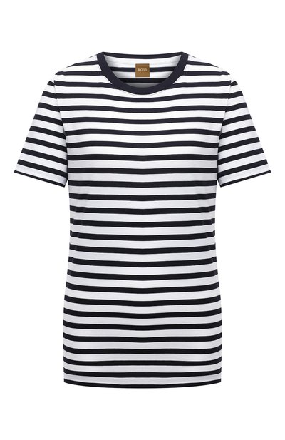 Женская хлопковая футболка BOSS, арт. 50457258