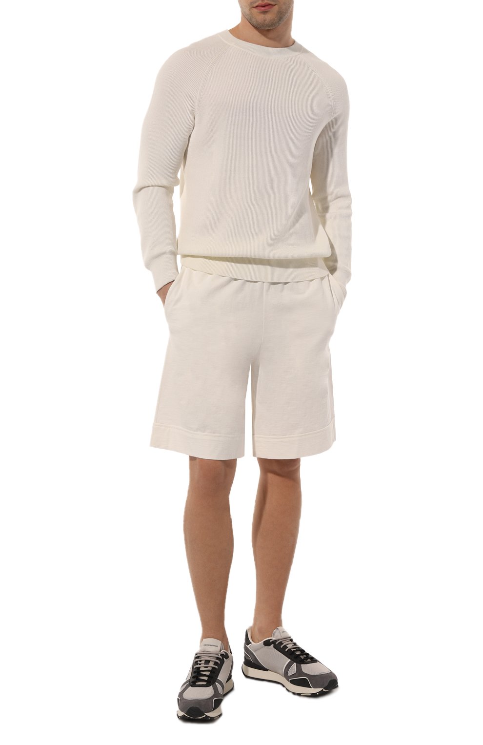 Комбинированные кроссовки EMPORIO ARMANI, арт. X4X289/XM499, фото 2