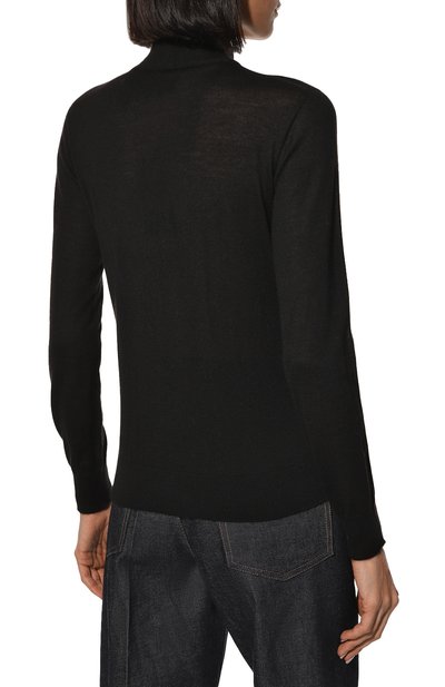 Кашемировая водолазка GIORGIO ARMANI черного цвета по цене 105500 руб., арт. 6GAM18/AM45Z, фото 4 Кашемировая водолазка GIORGIO ARMANI, арт. 6GAM18/AM45Z, фото 4