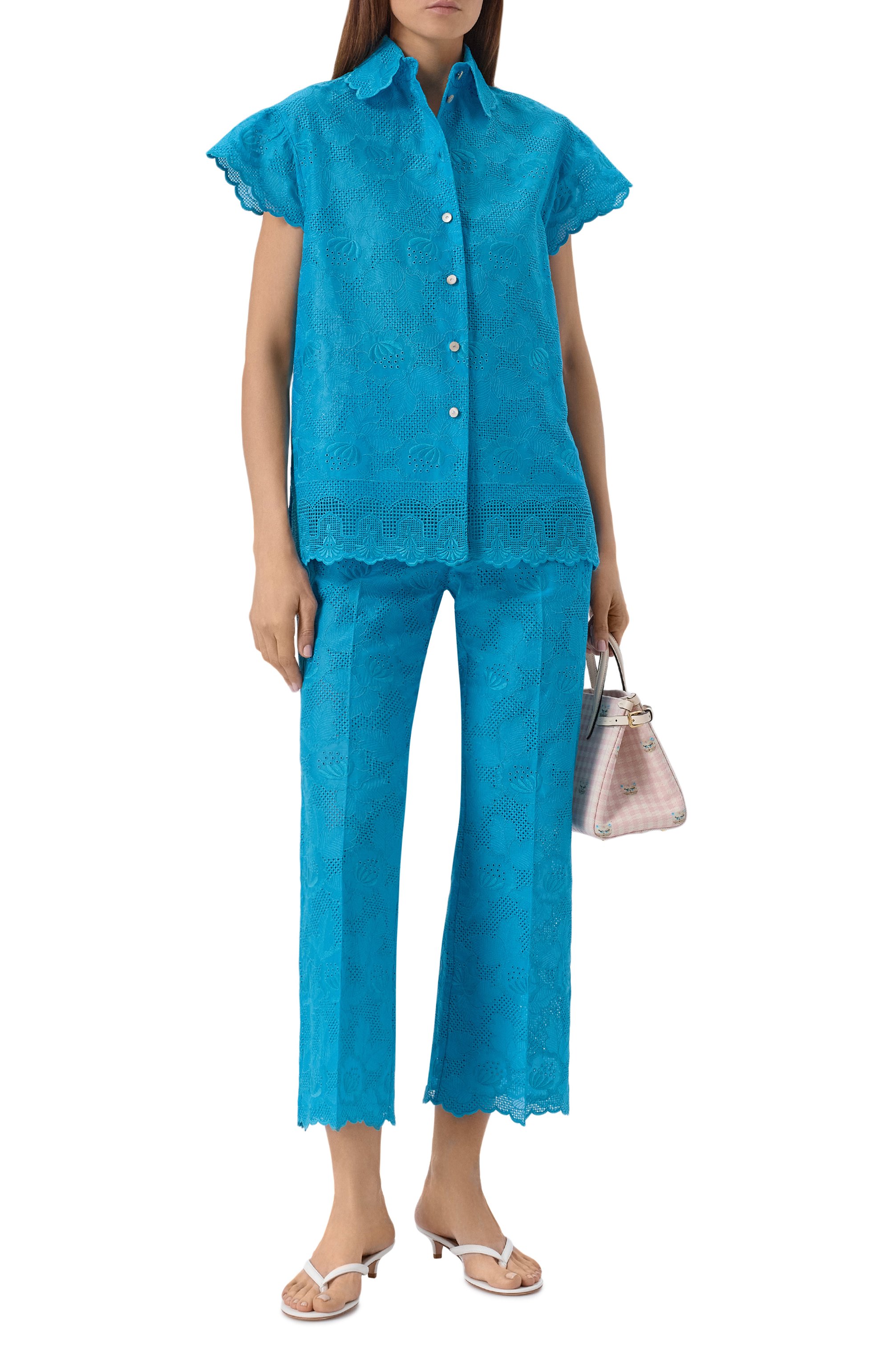 Хлопковая рубашка VALENTINO, арт. 8B3AA0F1/A4G, фото 2