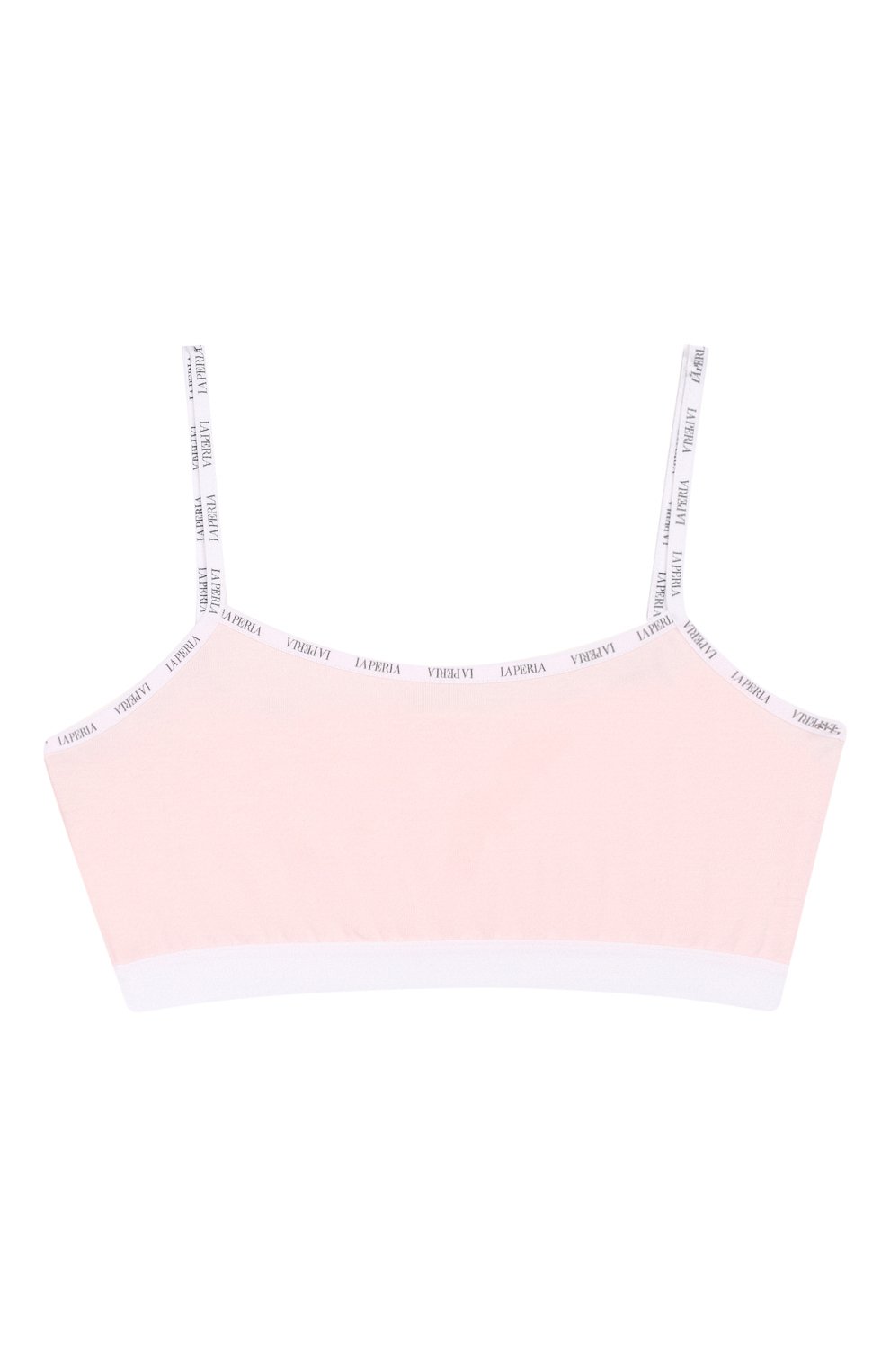 Хлопковый топ на тонких бретельках LA PERLA розового цвета по цене 5265 руб., арт. 51329/8A-14A, фото 1 Хлопковый топ на тонких бретельках LA PERLA, арт. 51329/8A-14A, фото 1
